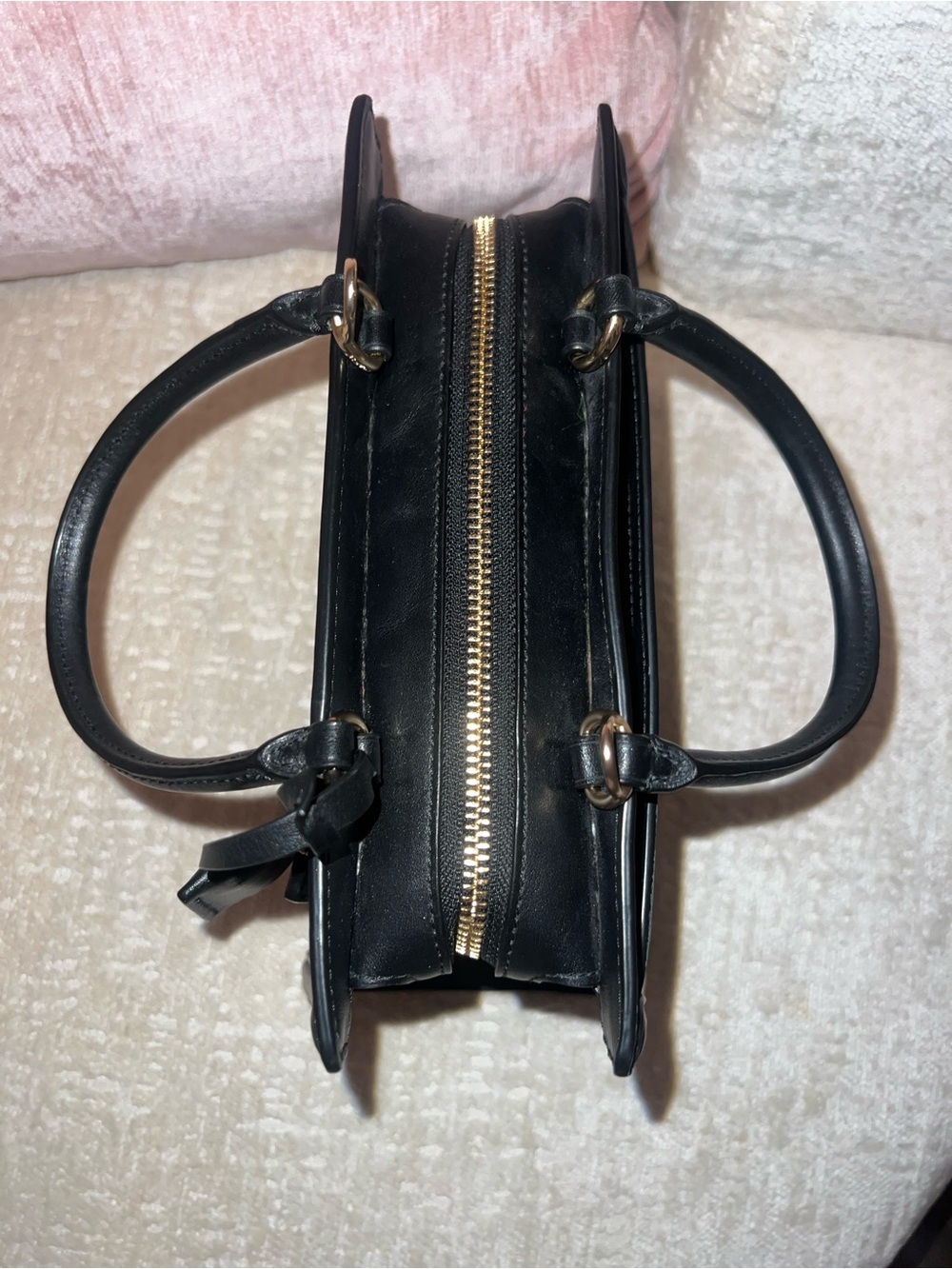 Coach Purse with Gold Hardware (missing satchel strap) - Picture 3 of 6